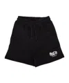 Msgm Drawstring Elastic Shorts In Black