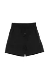 Msgm Drawstring-fastening Shorts In Black