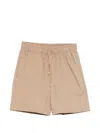 Msgm Drawstring-fastening Shorts In Brown