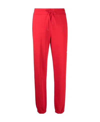 MSGM DRAWSTRING LOGO-PRINT JOGGERS