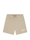 Msgm Drawstring Pocket Shorts In Neutral