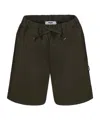 Msgm Drawstring Shorts In Black