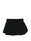 Msgm Drawstring Shorts In Black