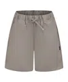 Msgm Drawstring Shorts In Gray