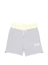 Msgm Drawstring Shorts In Gray