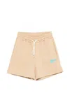 Msgm Drawstring Shorts In Neutral