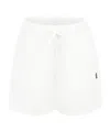 Msgm Drawstring Shorts In White