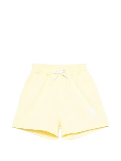 Msgm Drawstring Shorts In White