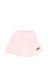Msgm Drawstring Skirt In Pink