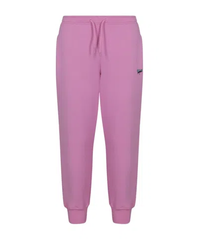 Msgm Drawstring Sweatpants In Pink