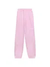 Msgm Drawstring Track Pants In Pink