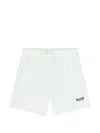 Msgm Drawstring-fastening Shorts In White