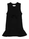 Msgm Vestido Midi - Negro In Black
