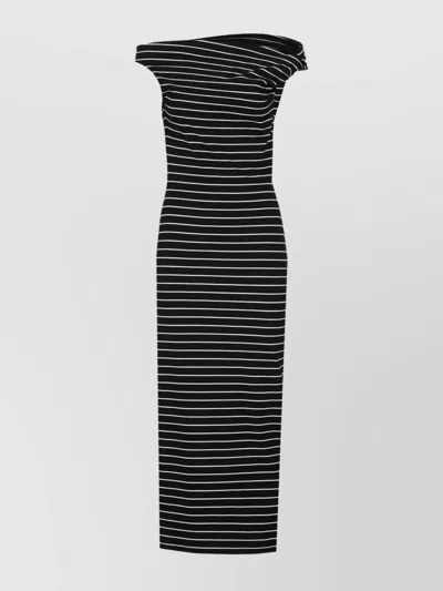 MSGM DRESS KNEE LENGTH WIDE NECK