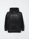 Msgm Logo-print Hoodie In Black
