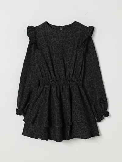 Msgm Dress  Kids Kids Color Grey In Black