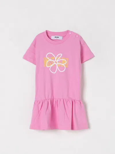 Msgm Dress  Kids Kids Color Pink
