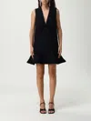Msgm Vestido Midi - Negro In Black
