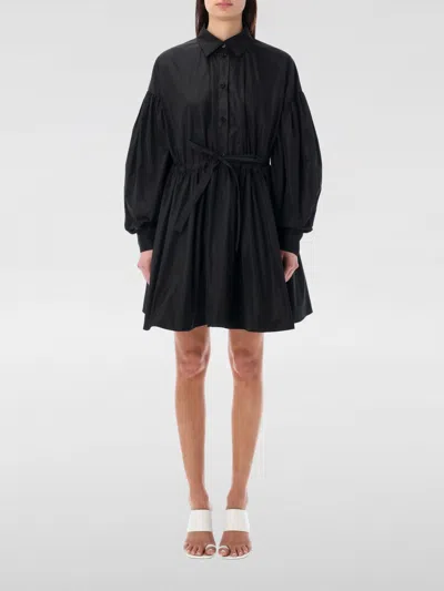 MSGM DRESS MSGM WOMAN COLOR BLACK,F69131002