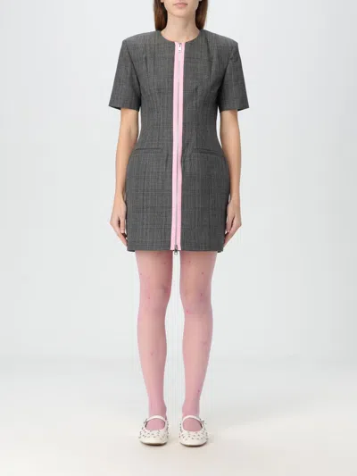 MSGM DRESS MSGM WOMAN COLOR GREY,G30513020