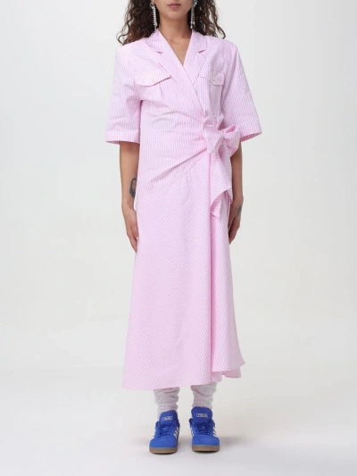 Msgm Dress  Woman In Pink