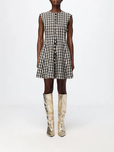 MSGM MSGM DRESS WOMAN COLOR GREY,J17535020
