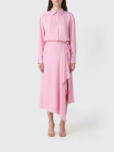 Msgm Dress Woman In Pink