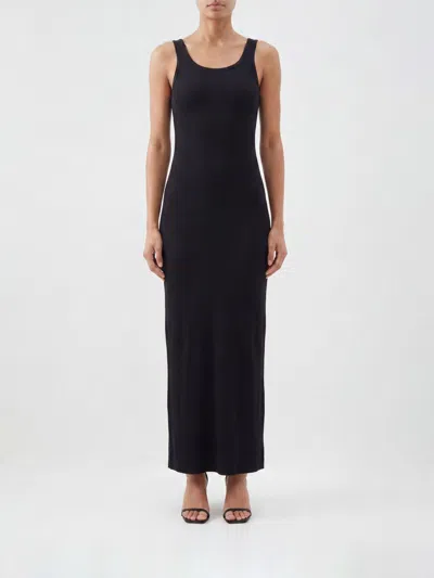 Msgm Dress Woman Color Black In Multi