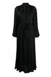 Msgm Dresses Black In Nero Neri E Grigi