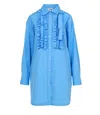 Msgm Dresses Light Blue In Blue