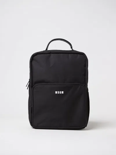 Msgm Duffel Bag  Kids Kids Color Black