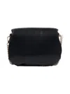 Msgm Eco-leather Shoulder Bag In Black