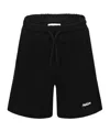 Msgm Elastic Waist Shorts In Black