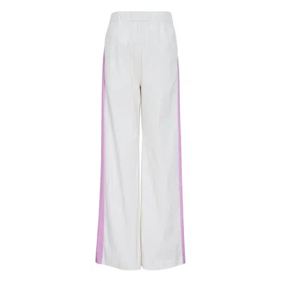 Msgm Elastic Waistband Pants In Gray