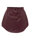 Msgm Elastic-waistband Skirt In Red