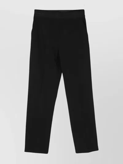 MSGM ELASTIC WAISTBAND STRAIGHT LEG SIDE POCKETS