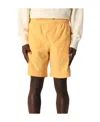 Msgm Elasticated Deck Shorts In Yellow