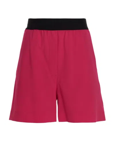 MSGM MSGM ELASTICATED WAIST BERMUDA SHORTS