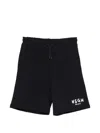 Msgm Elasticated-waist Shorts In Black