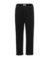 Msgm Elasticated-waist Trousers In Black