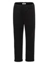 Msgm Elasticated-waist Trousers In Black
