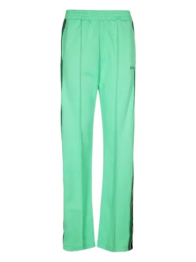 MSGM ELASTICATED-WAISTBAND STRIPED TRACK PANTS