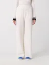 MSGM ELASTICATED WAISTBAND WIDE-LEG KNITTED TROUSERS