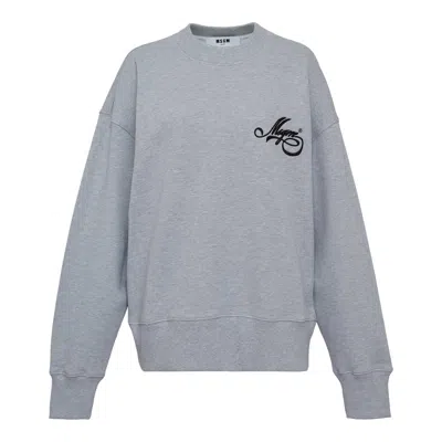 Msgm Elegant  Sweatshirt In Blue