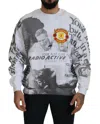 Msgm Elegant White Crewneck Cotton Sweater