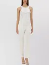 Msgm Embellished Cotton Sleeveless Tops