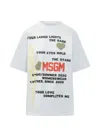 Msgm Embellished Graphic T-shirt In White