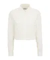 Msgm Embellished Shirt In Neutral