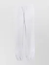 Msgm Embellished Sweatpants With Rhinestones And Pockets
