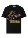 Msgm Embellished T-shirt In Black